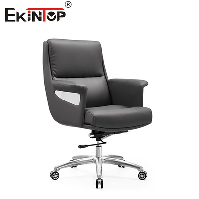 Chaise élévatrice en cuir noir moderne, appuie-bras en PU