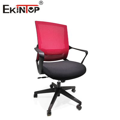 Coussin en mousse noir et rouge fauteuils pliables pour salle d'entraînement avec roues