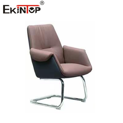 Chaise de bureau en cuir pivotant en PU en intérieur à dos élevé ODM