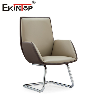 Chaise de bureau en cuir exécutif pivotant pour salon