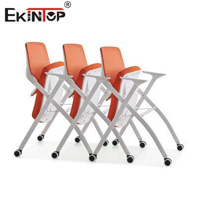 Chaise de formation à mécanisme reculé Salle de classe École Étudiant Salle de conférence pliante Chaise
