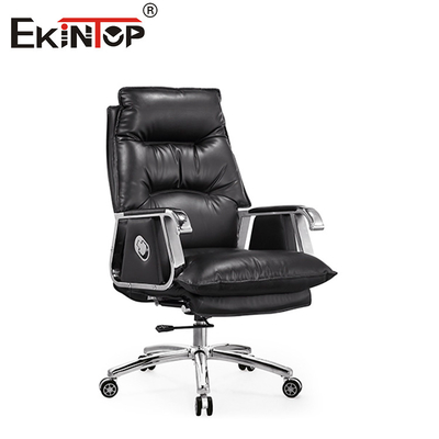 Chaise en cuir multifonctionnelle avec appuie-tête réglable hauteur appuie-pieds