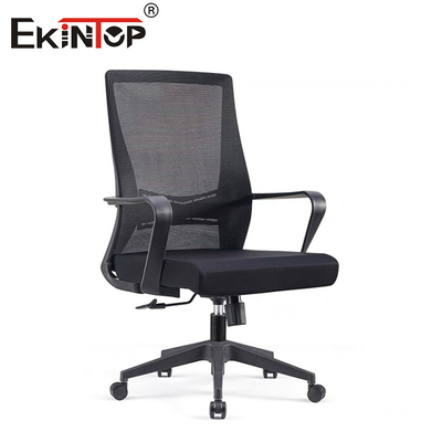 Chaise de bureau avec accoudoirs en nylon auto-assemblée