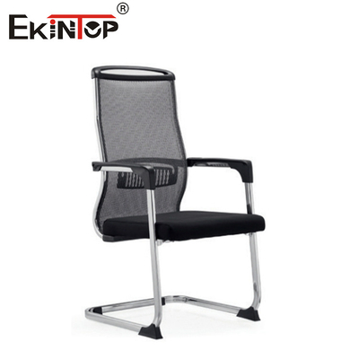 Chaise de bureau à dos en maille haute avec cadre métallique de siège en forme d'arche
