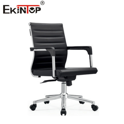 Chaise de bureau en cuir à dos élevé personnalisable