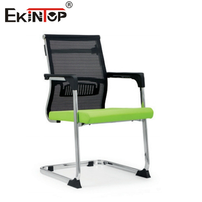 Chaise de bureau ergonomique avec base métallique en matériau de maille appui-bras fixe