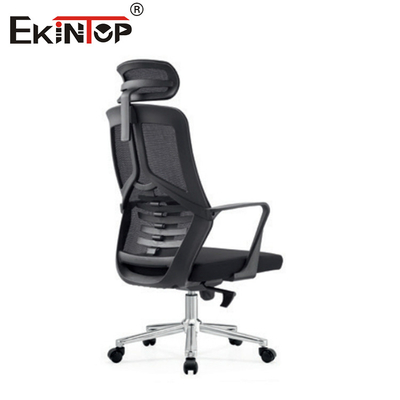 Chaise de bureau en maille ergonomique réglable à dos haut