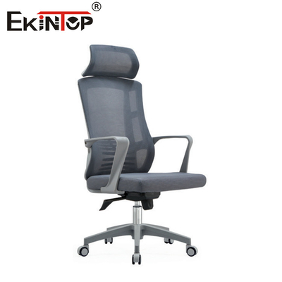 Chaise de bureau haute arrière avec appuie-tête hauteur réglable et matériau de maille