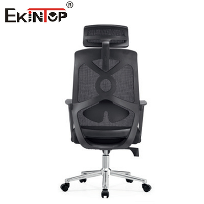 Chaise de bureau en matériau en maille avec style moderne et repose-tête ergonomique