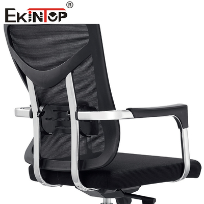 Chaise de bureau à dos en maille haute appuie-bras en plastique ordinateur bon marché chaise de bureau ergonomique pivotante