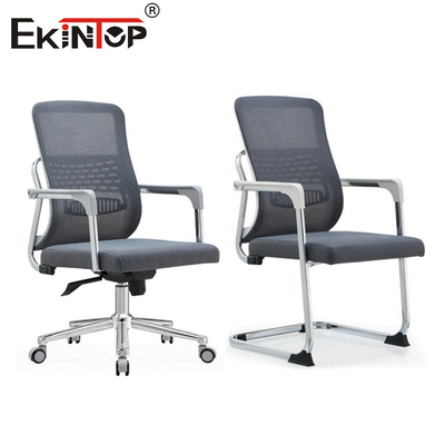 Chaise de bureau exécutive avec tissu en maille de style moderne et accoudoirs