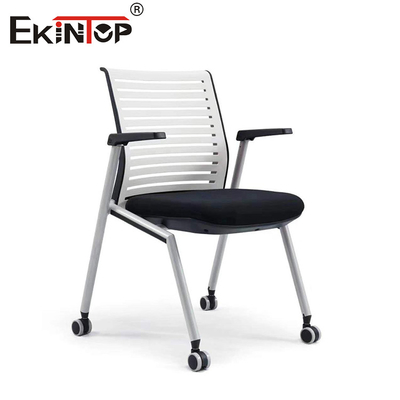 Chaise de salle d'entraînement de couleur personnalisable avec chaise de conférence à roues