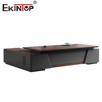 Design de bureau en bois moderne pour le PDG
