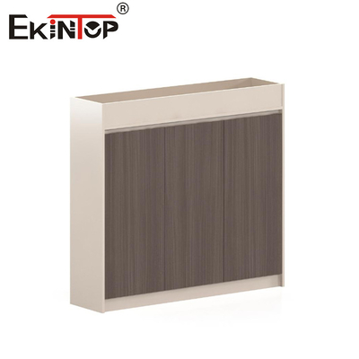 Armoire à feuilles en bois de style rustique avec espace de rangement pour le bureau