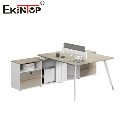 Station de travail modulaire de bureau moderne avec armoire de stockage de dossiers
