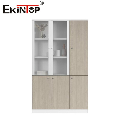 Armoire à fichiers de haute qualité de couleur noyer avec porte de rangement