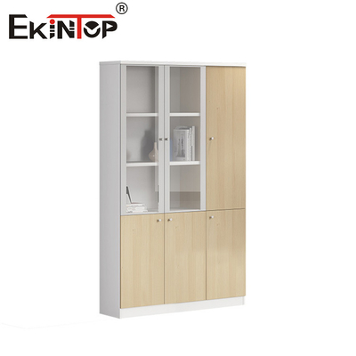 Armoire à fichiers de haute qualité de couleur noyer avec porte de rangement
