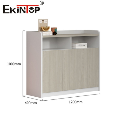 Conception de style minimaliste Armoire à livres et dossiers en bois pour le bureau à domicile