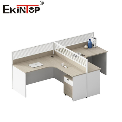 Station de travail exécutive en forme de L bureau pour espace de travail