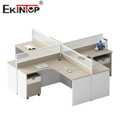 Design de meubles de bureau modernes Partitions en bois Bureau Cubicle Table de travail
