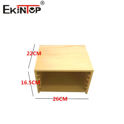Armoire à fichiers en bois personnalisable de style moderne avec tiroirs pour le bureau à domicile