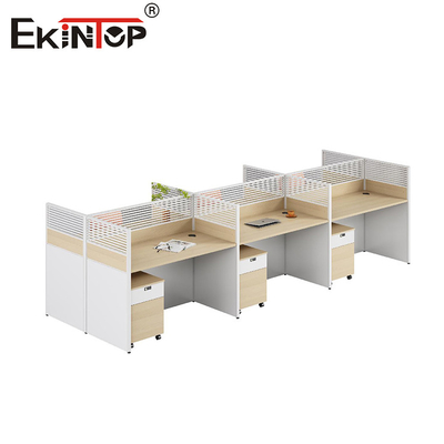 Station de travail modulaire de style moderne avec armoire de stockage de matériaux en bois