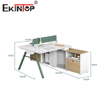 Station de travail moderne Pieds en acier Base de bureau Meubles de bureau Modulaire en métal