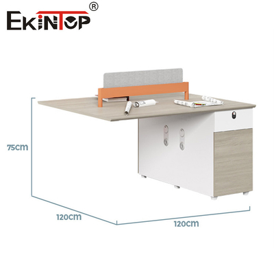 Station de travail en bois modulaire ouverte personnalisable