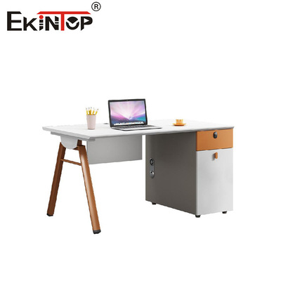 Bureau de bureau de style moderne avec armoire de rangement Station de travail personnalisable