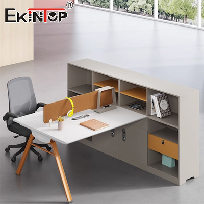 Station de travail de bureau sur mesure pour meubles avec écran de partition