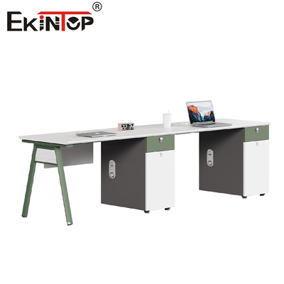 Espace de travail en commun blanc moderne Meubles de bureau Table de bureau de bureau