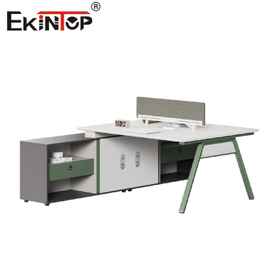 Station de travail de bureau modulaire personnalisable de style moderne Matériaux en bois