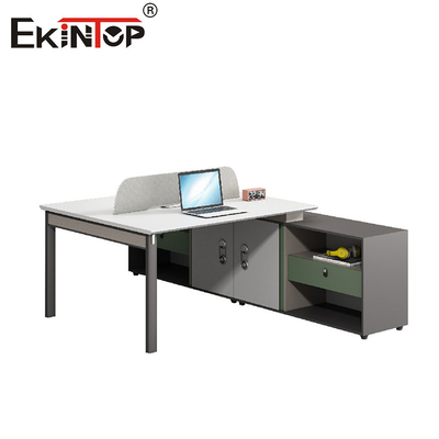 Station de travail de bureau modulaire personnalisable de style moderne Matériaux en bois
