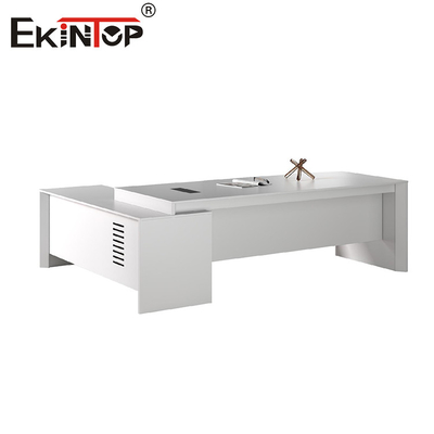 Design moderne élégant Bureau exécutif blanc Bureau Table de bureau