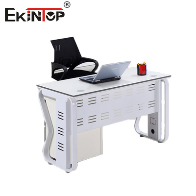 Meubles de bureau de réception de style moderne Bureau en métal personnalisable