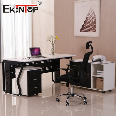 Bureau de bureau de bureau à domicile de style moderne Bureau de bureau avec armoire