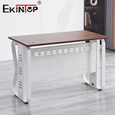 Design ergonomique Bureau minimaliste Bureau d'ordinateur en bois massif
