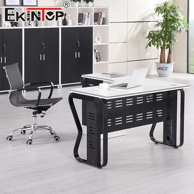 Bureau Bureau d'ordinateur Bureau d'angle en bois Bureau d'employé de style industriel