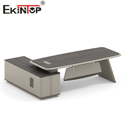 Bureau en forme de L avec armoire de rangement Design moderne Bureau sur mesure
