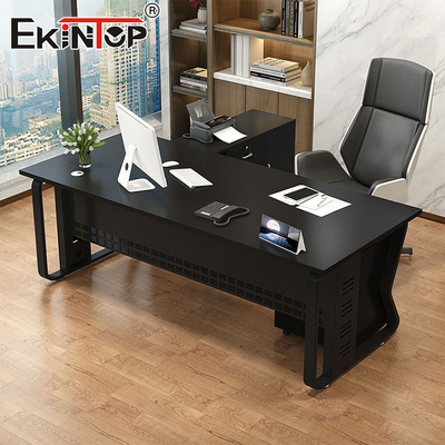 Bureau de bureau blanc de style moderne en bois Bureau sur mesure