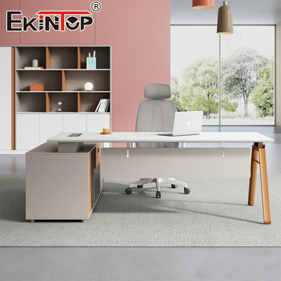 Bureau de bureau en bois personnalisable en bois de style moderne Bureau en bois d'acacia