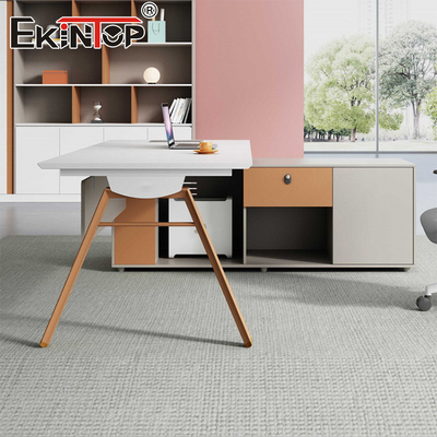Bureau de bureau en bois personnalisable en bois de style moderne Bureau en bois d'acacia
