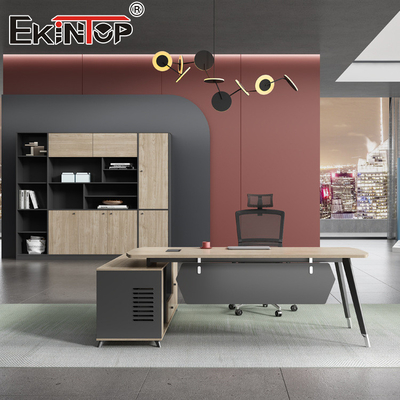 Ensemble de meubles de bureau Bureau commercial Bureau exécutif Bureau avec tiroirs