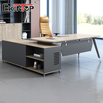 Moderne style Directeur de bureau Bureau exécutif Bureau avec tiroirs personnalisé