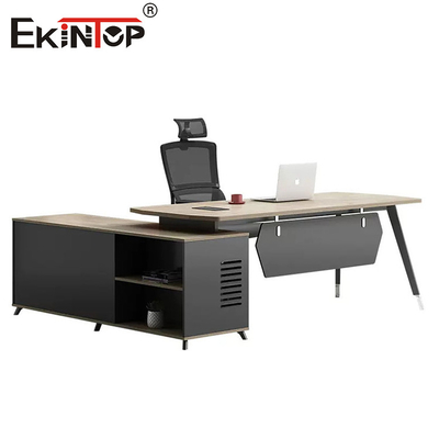 Fabricant Meubles de bureau en bois naturel Bureau exécutif avec tiroirs