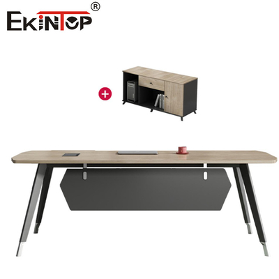 Nouveau bureau en forme de L moderne sur mesure Bureau exécutif avec tiroirs