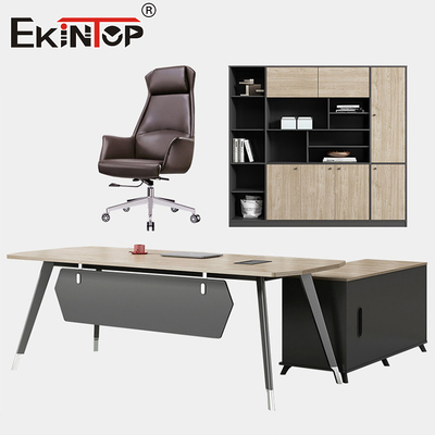 Bureau de gestion Bureau de bureau Bureau exécutif avec tiroirs Espaces de bureau