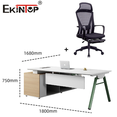 Bureau de bureau de haute qualité en forme de L fournisseur de meubles de bureau sur mesure