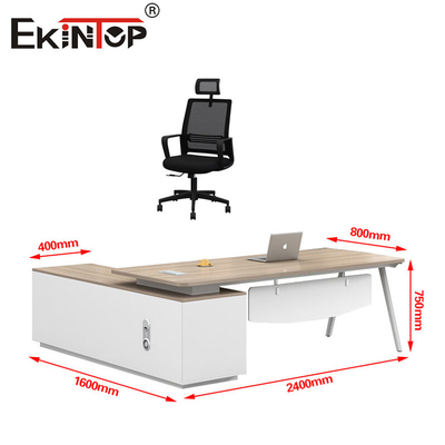 Bureau de bureau de style industriel Bureau sur mesure en bois