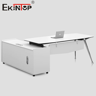 Bureau de bureau et chaise de bureau exécutif de style moderne échantillon bureau sur mesure